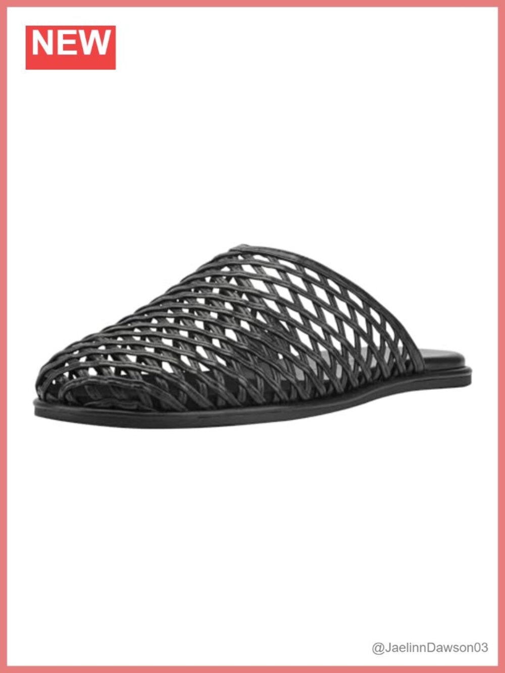 Marc Fisher LTD Lynzi Woven Leather Slip-On Mules